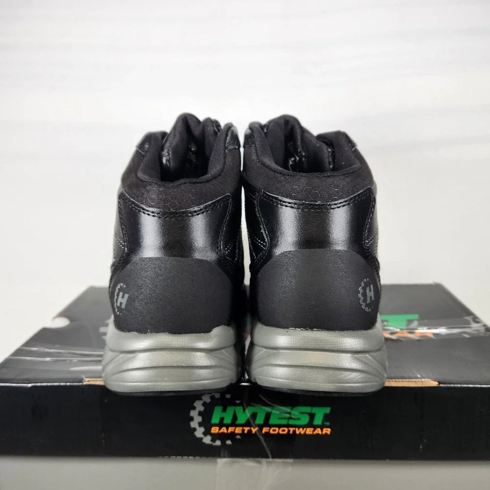 Hytest Annex Mid Ath Nano Toe Work Boot Mens Size 9 Black Safety SD 10 K12320